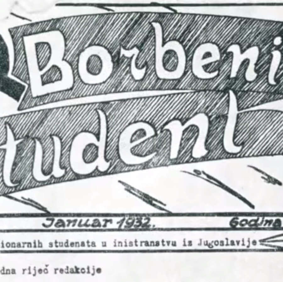 Borbeni student naslovna