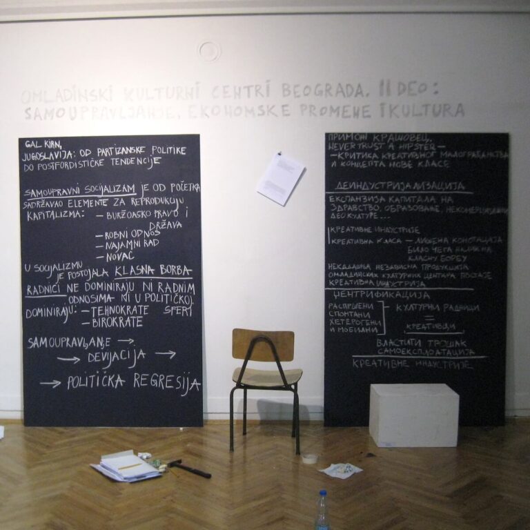 Youth Cultural Centers in SFRY